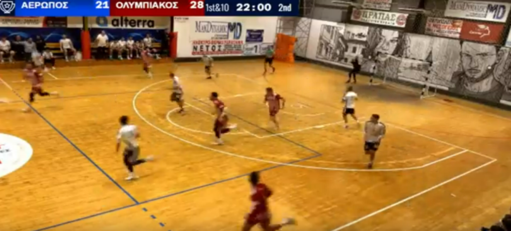 Κοίταξε στα μάτια τον πρωτοπόρο Ολυμπιακό ο Αερωπός MANDYNAMIC 24-31