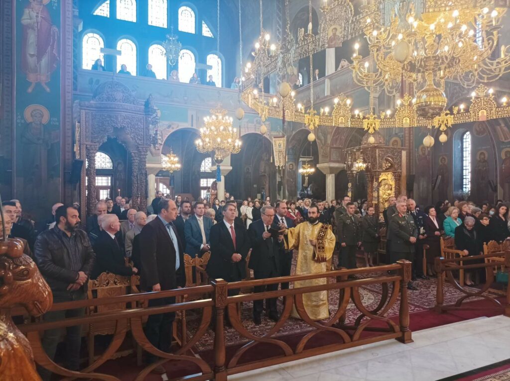 Ο βουλευτής Ν. Πέλλας Γιώργος Καρασμάνης τιμώντας την Κυριακή της Ορθοδοξίας