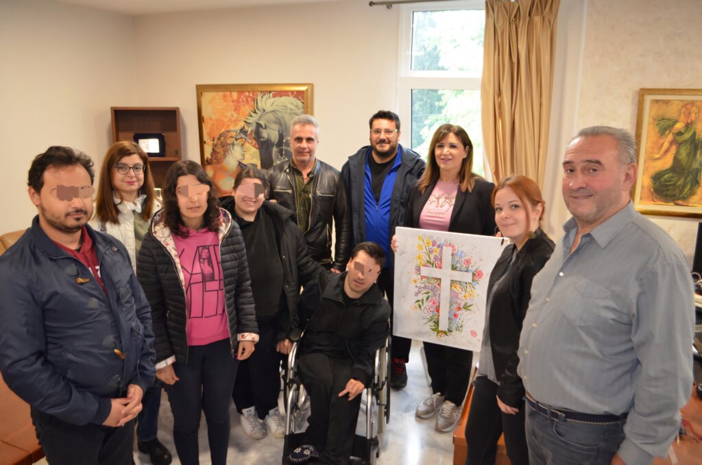 Συνάντηση της Δημάρχου Σκύδρας με μαθητές κι εκπαιδευτικούς του Ε.Ε.Ε.Κ. Έδεσσας