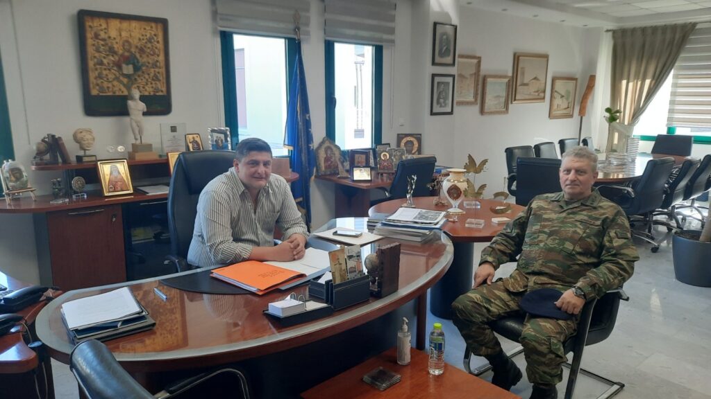 Συνάντηση του Δημάρχου Πέλλας με το νέο Διοικητή της ΙΙας Μ/Κ Μεραρχίας Πεζικού