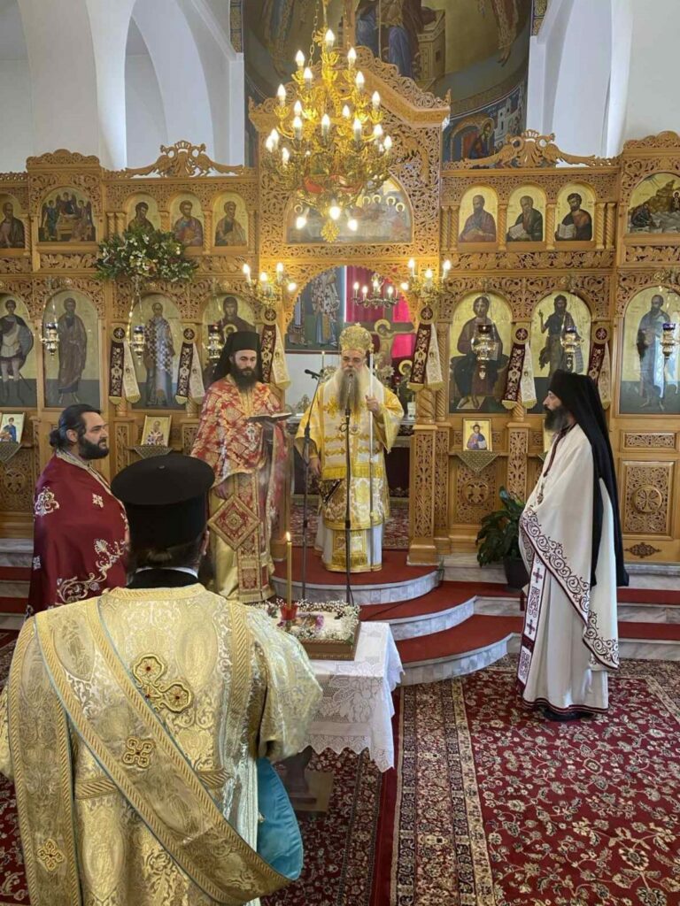 Ο ΕΠΙΣΚΟΠΟΣ ΑΛΜΩΠΙΑΣ ΣΤΟ ΑΓ. ΑΘΑΝΑΣΙΟ ΥΔΡΑΙΑΣ