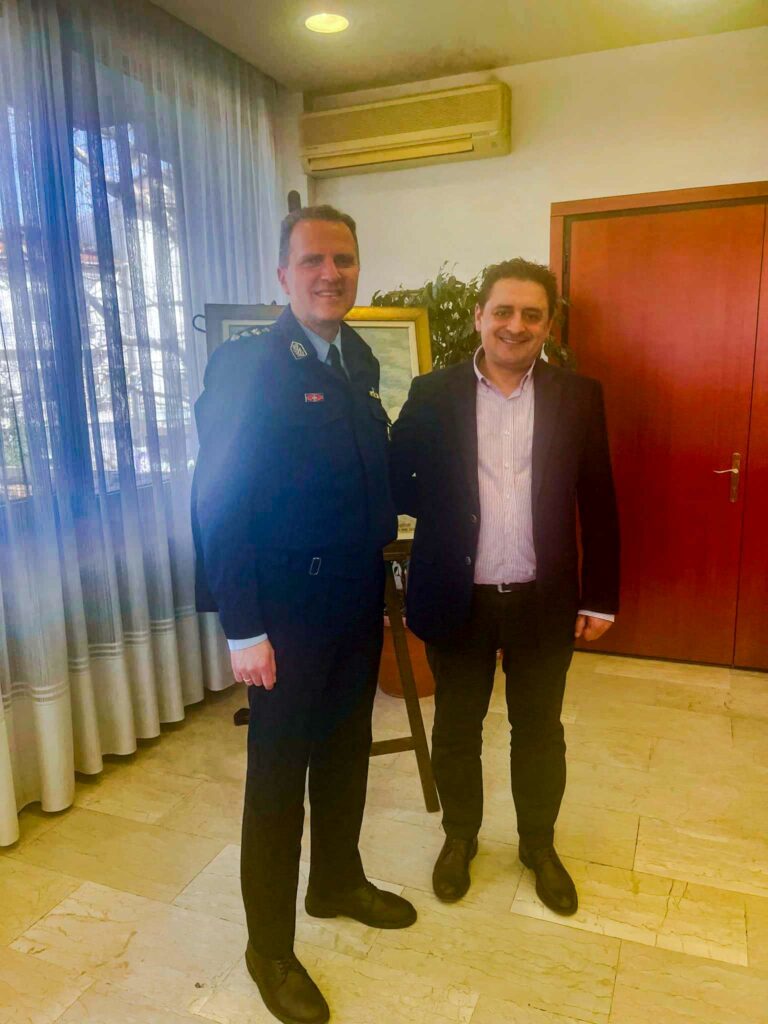 ΕΠΙΣΚΕΨΗ ΝΕΟΥ ΑΣΤ. ΔΙΕΥΘΥΝΤΗ ΠΕΛΛΑΣ ΣΤΟΝ ΔΗΜΑΡΧΟ ΕΔΕΣΣΑΣ