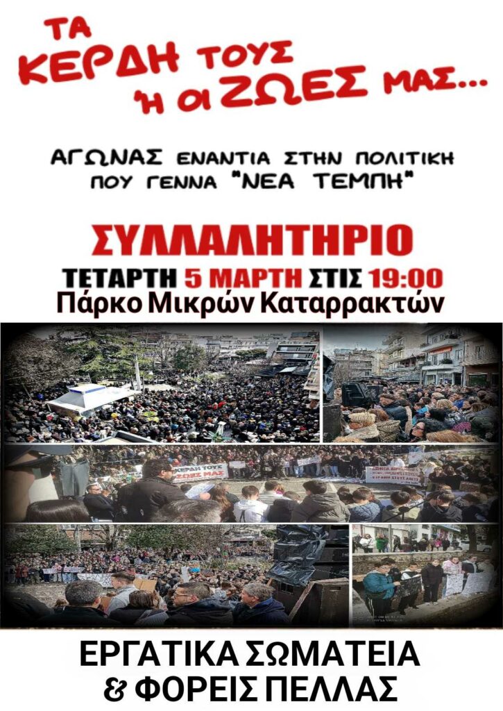 Σωματεία & Φορείς Ν.Πέλλας: Οι αφίσες των Συλλαλητηρίων σε Έδεσσα, Γιαννιτσά, Αριδαία και Σκύδρα