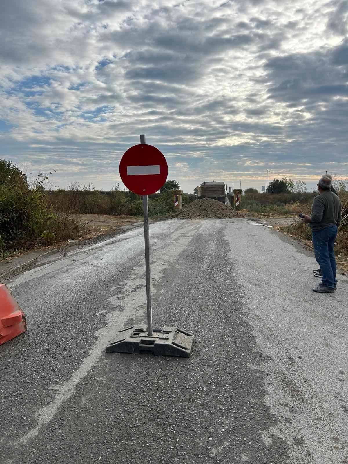 Ανακοίνωση σχετικά με απαγόρευση κυκλοφορίας φορτηγών και λοιπών βαρέων οχημάτων άνω των 3,5 τόνων σε δημοτική οδό του Δήμου Σκύδρας