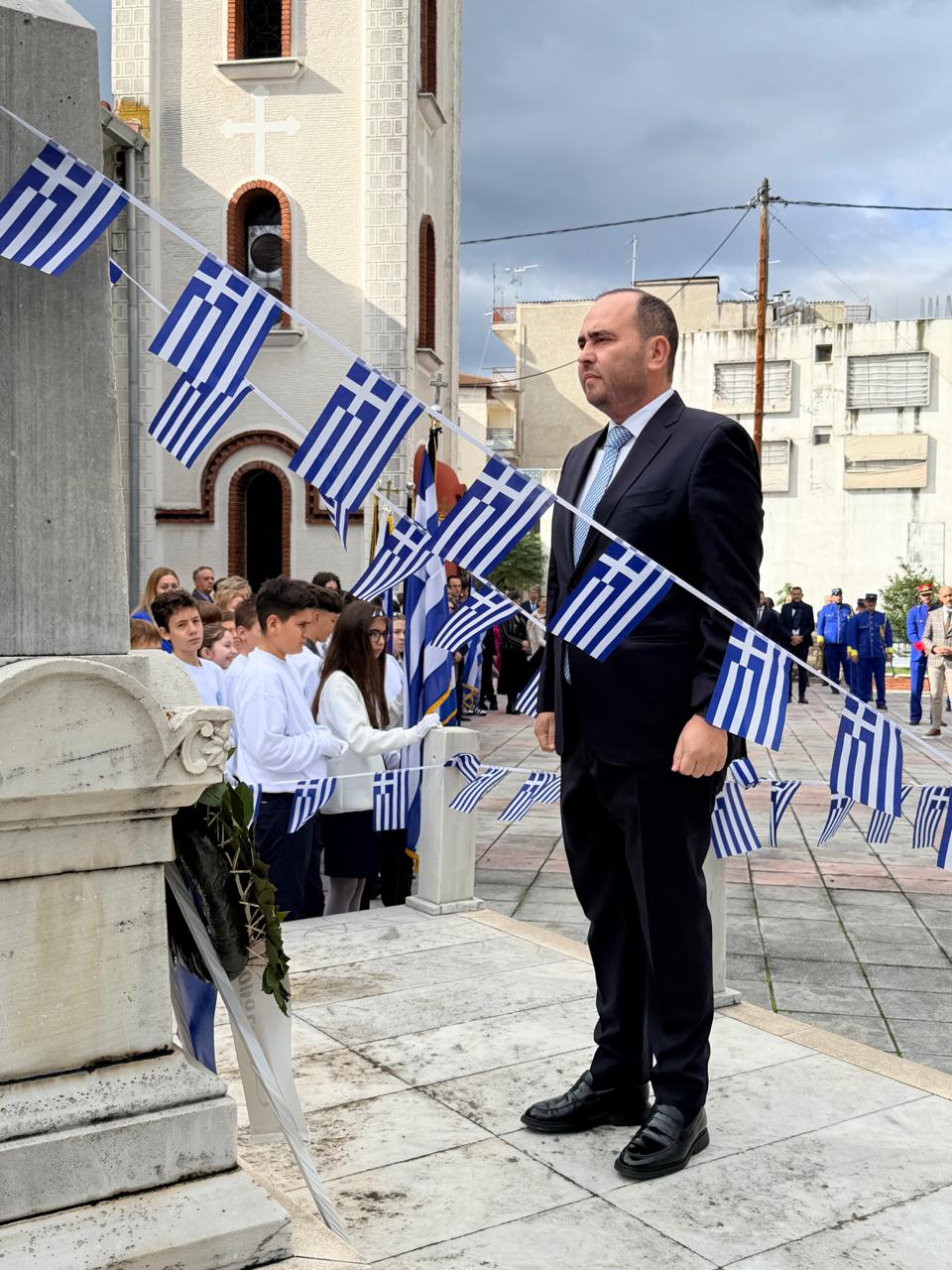 Εκπρόσωπος της Βουλής των Ελλήνων στην Αριδαία ο Λάκης Βασιλειάδης: «Να λέμε «ΌΧΙ» στους κατακτητές και να αγωνιζόμαστε για την Δικαιοσύνη και την Δημοκρατία μας»