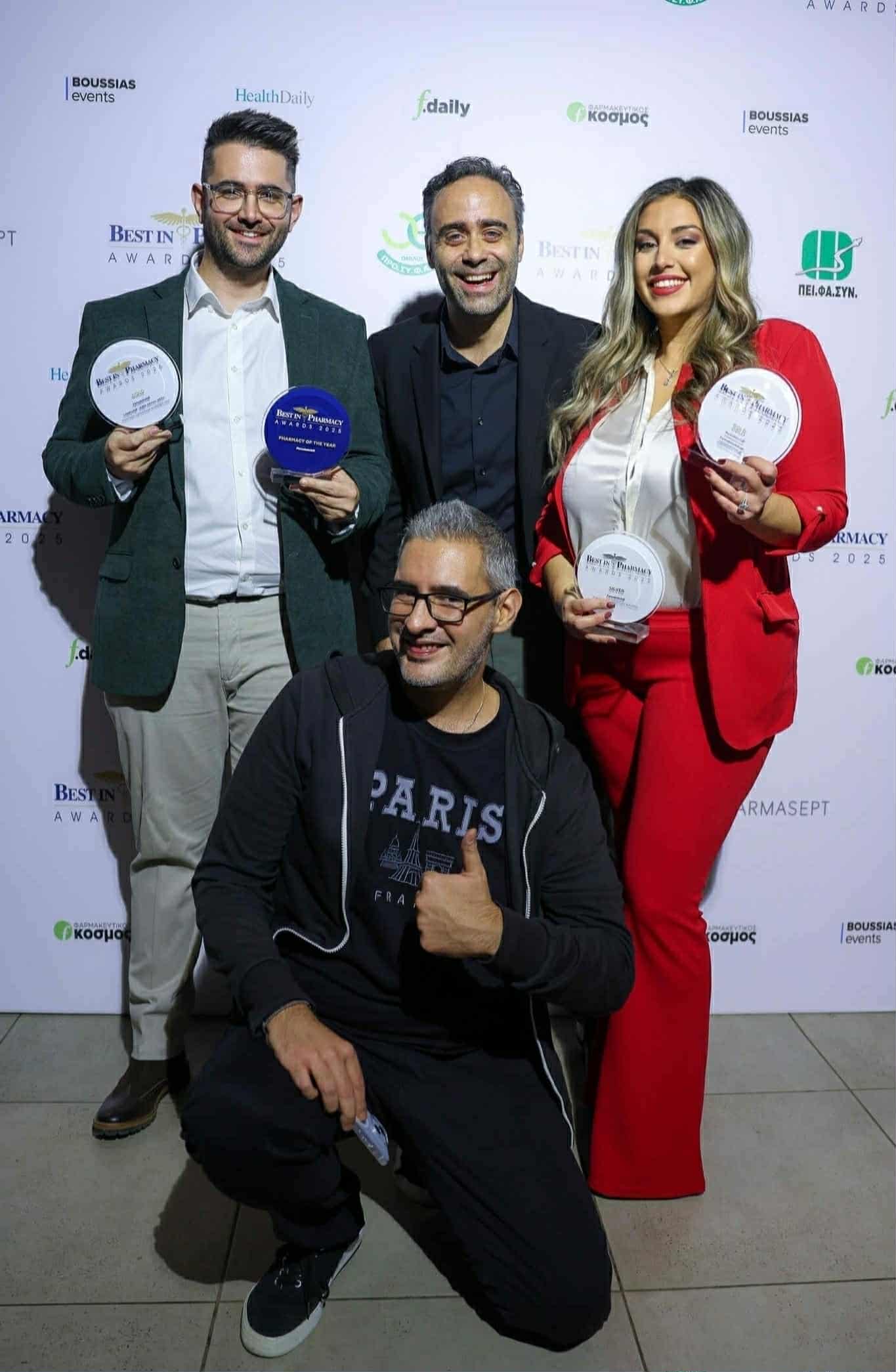 4 βραβεία για το Farmakeio4all (Φαρμακείο Γούλιος Κ. Παντελής), από το Νομό μας, στην πανελλήνια διοργάνωση Best In Pharmacy Awards 2025
