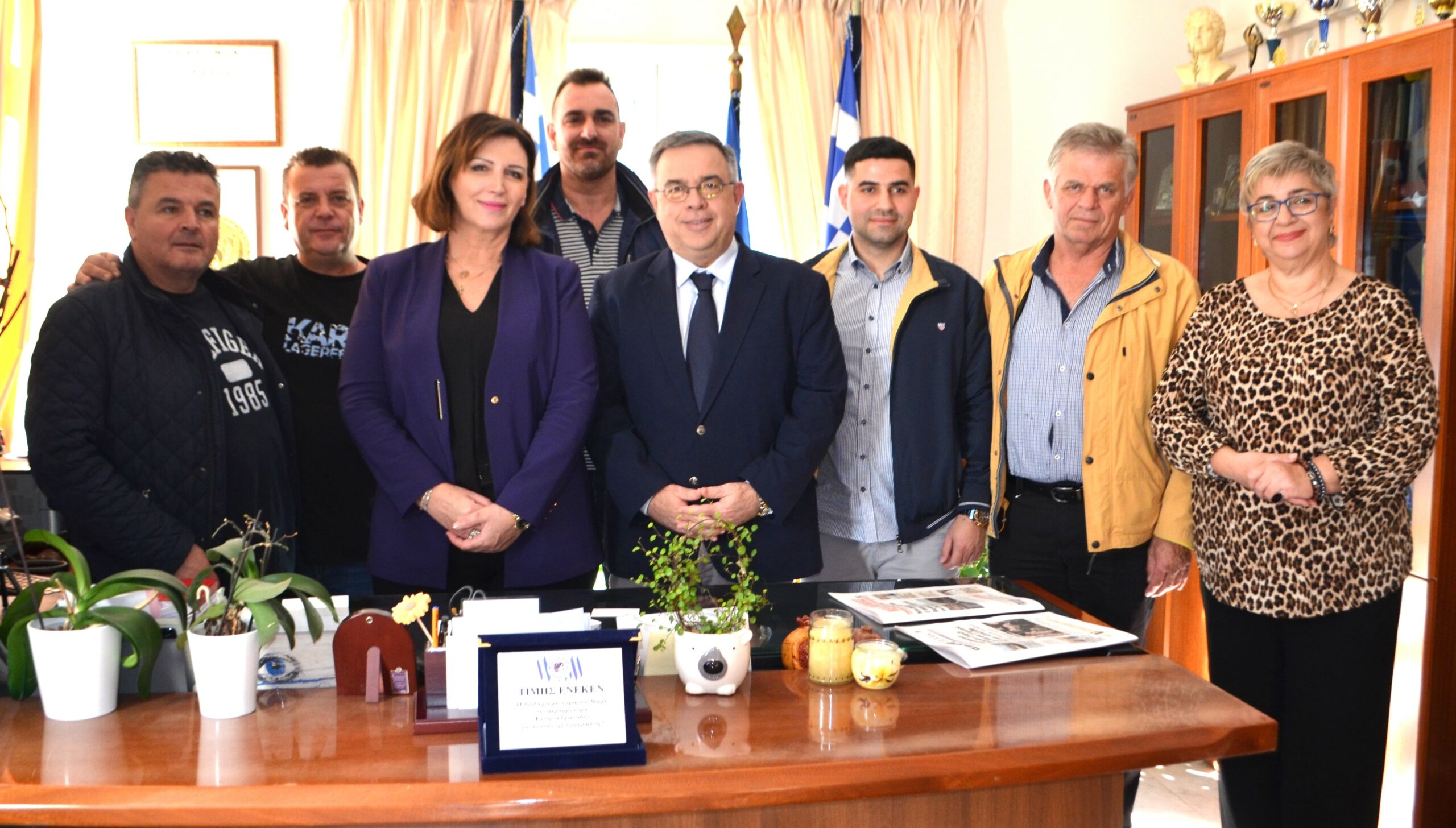 Συνάντηση της Δημάρχου Σκύδρας Κατερίνας Ιγνατιάδου με τον Γραμματέα της Αποκεντρωμένης Διοίκησης Μακεδονίας – Θράκης Δημήτρη Γαλαμάτη