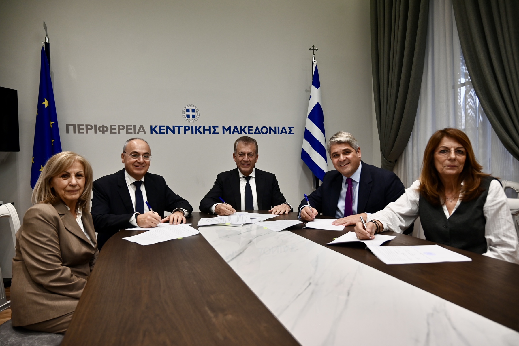 Προγραμματική σύμβαση για την ολοκλήρωση του Κλειστού Γυμναστηρίου στο Εθνικό Αθλητικό Κέντρο Μίκρας ανάμεσα στο Υπουργείο Αθλητισμού και την Περιφέρεια Κεντρικής Μακεδονίας