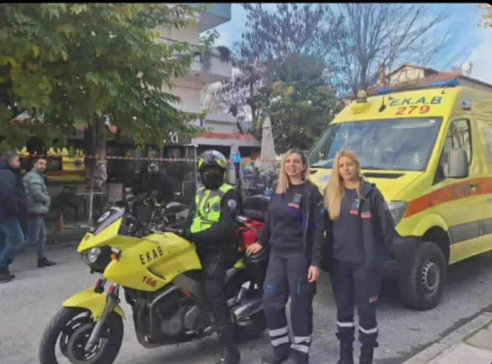 ΕΚΑΒ Πέλλας : Με ασθενοφόρο και νέα δίκυκλη μονάδα στην κάλυψη της Ολυμπιακής Φλόγας