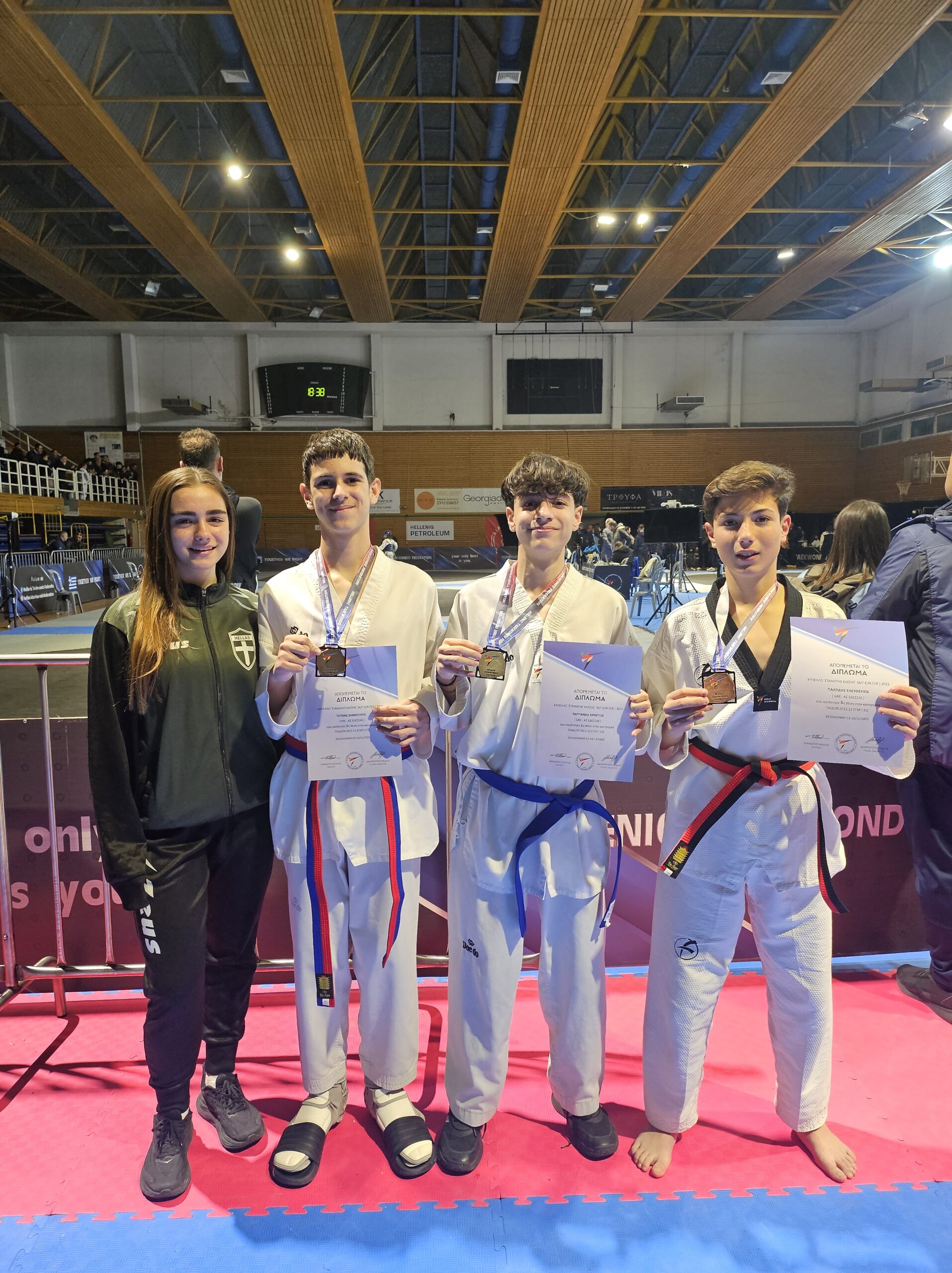 3 Χρυσά 1 Αργυρό και 2 Χάλκινα για τον Α.Σ. Έδεσσας στο Πανελλήνιο Κύπελλο 2025