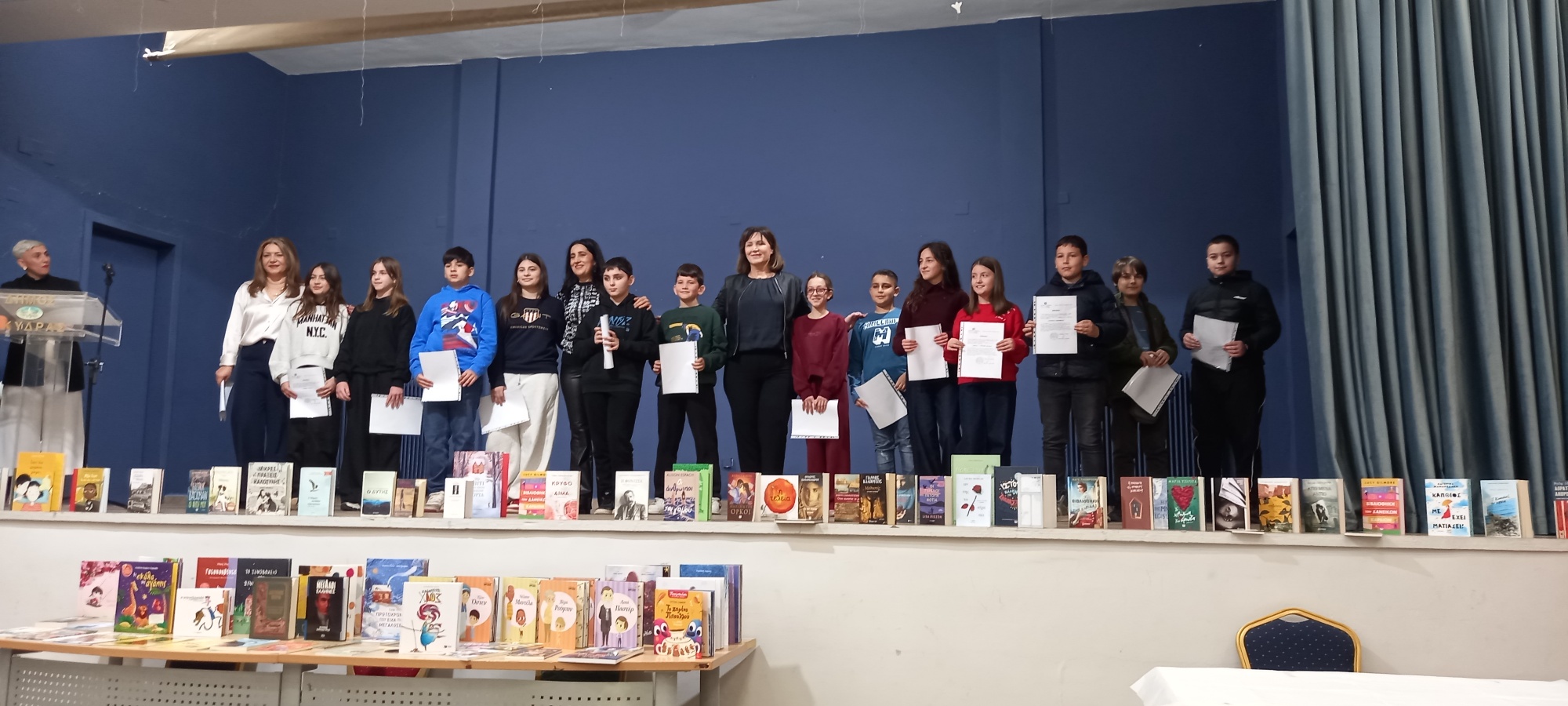 Πραγματοποιήθηκε στη Σκύδρα η εκδήλωση βράβευσης μαθητών και κλήρωσης βιβλίων