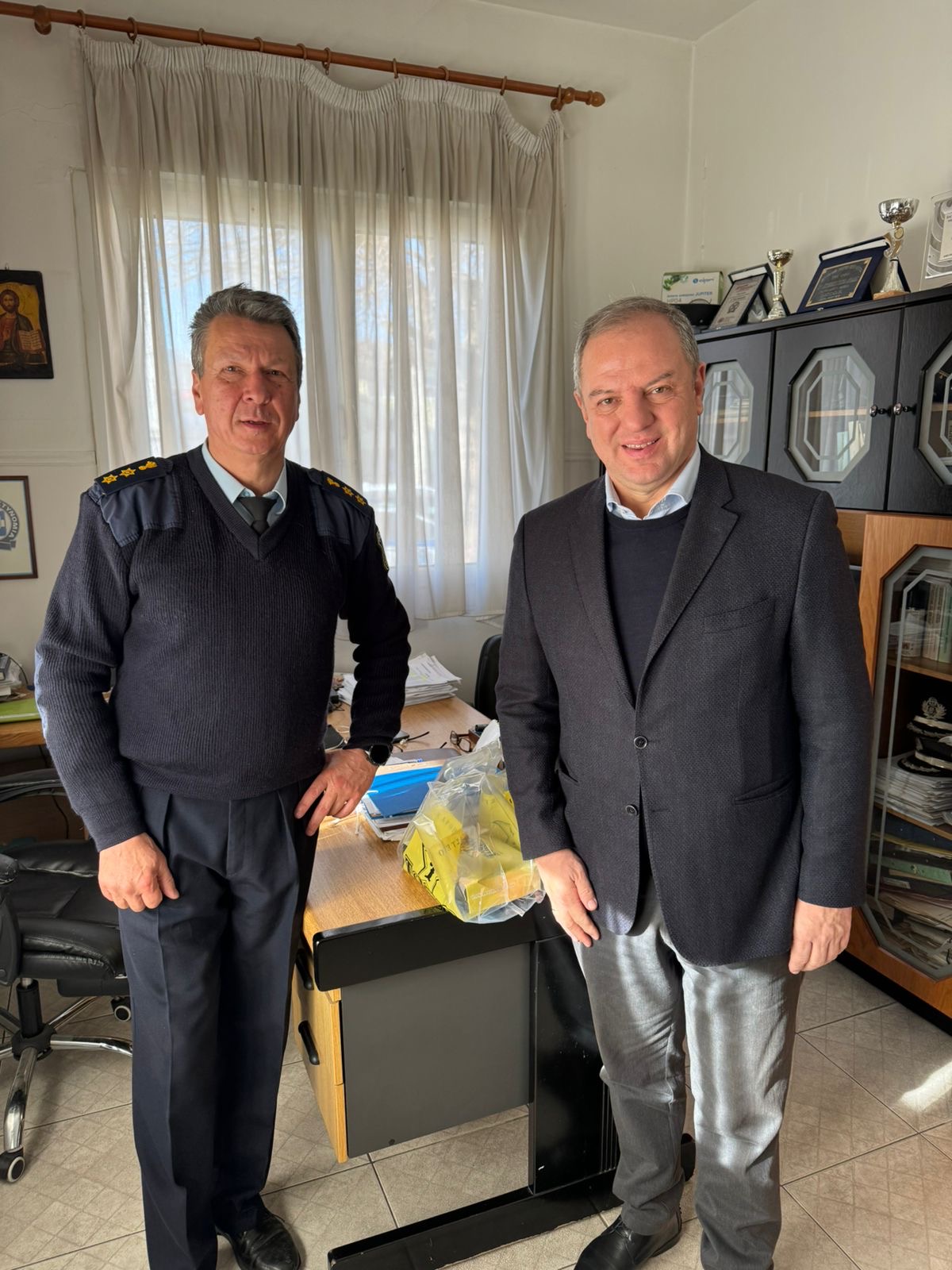 Επισκέψεις του Διονύση Σταμενίτη σε υπηρεσίες Γιαννιτσών και Αριδαίας