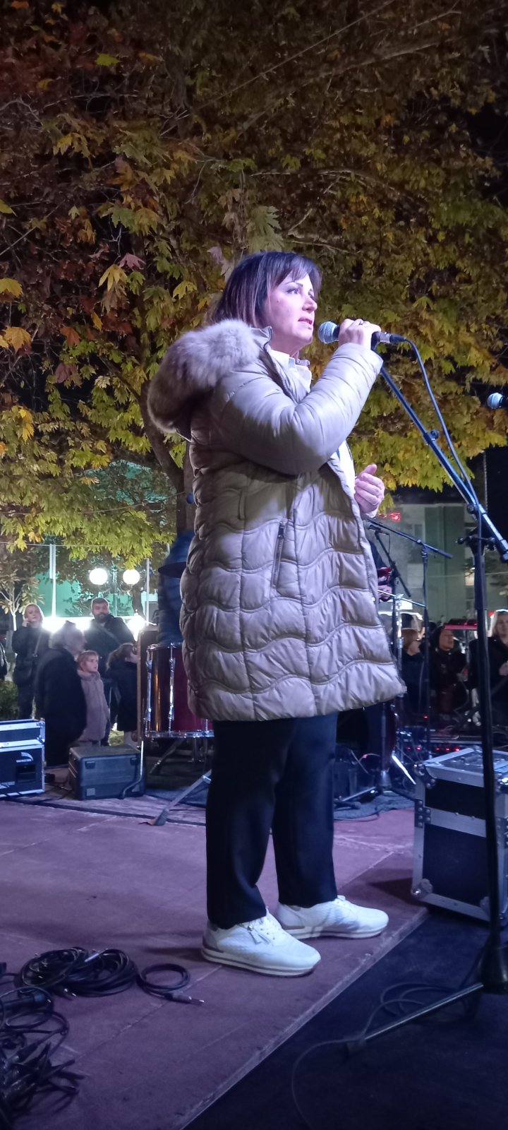 Φωταγωγήθηκε το Χριστουγεννιάτικο Δέντρο στη Σκύδρα