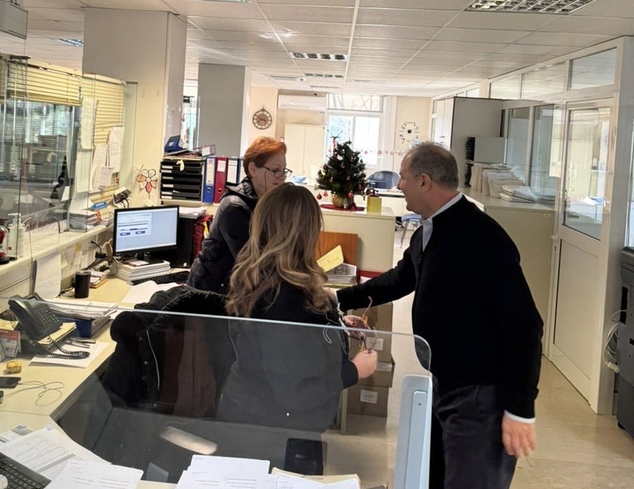 Επισκέψεις του Διονύση Σταμενίτη σε υπηρεσίες Γιαννιτσών και Αριδαίας