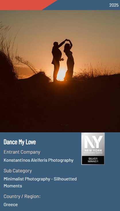 Σημαντικές διεθνείς διακρίσεις για τον φωτογράφο Κωνσταντίνο Αλειφέρη από τη Σκύδρα