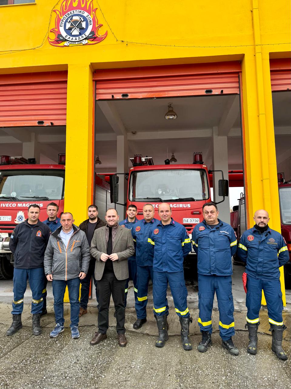 Επίσκεψη Λάκη Βασιλειάδη σε Υπηρεσίες στην Αλμωπία