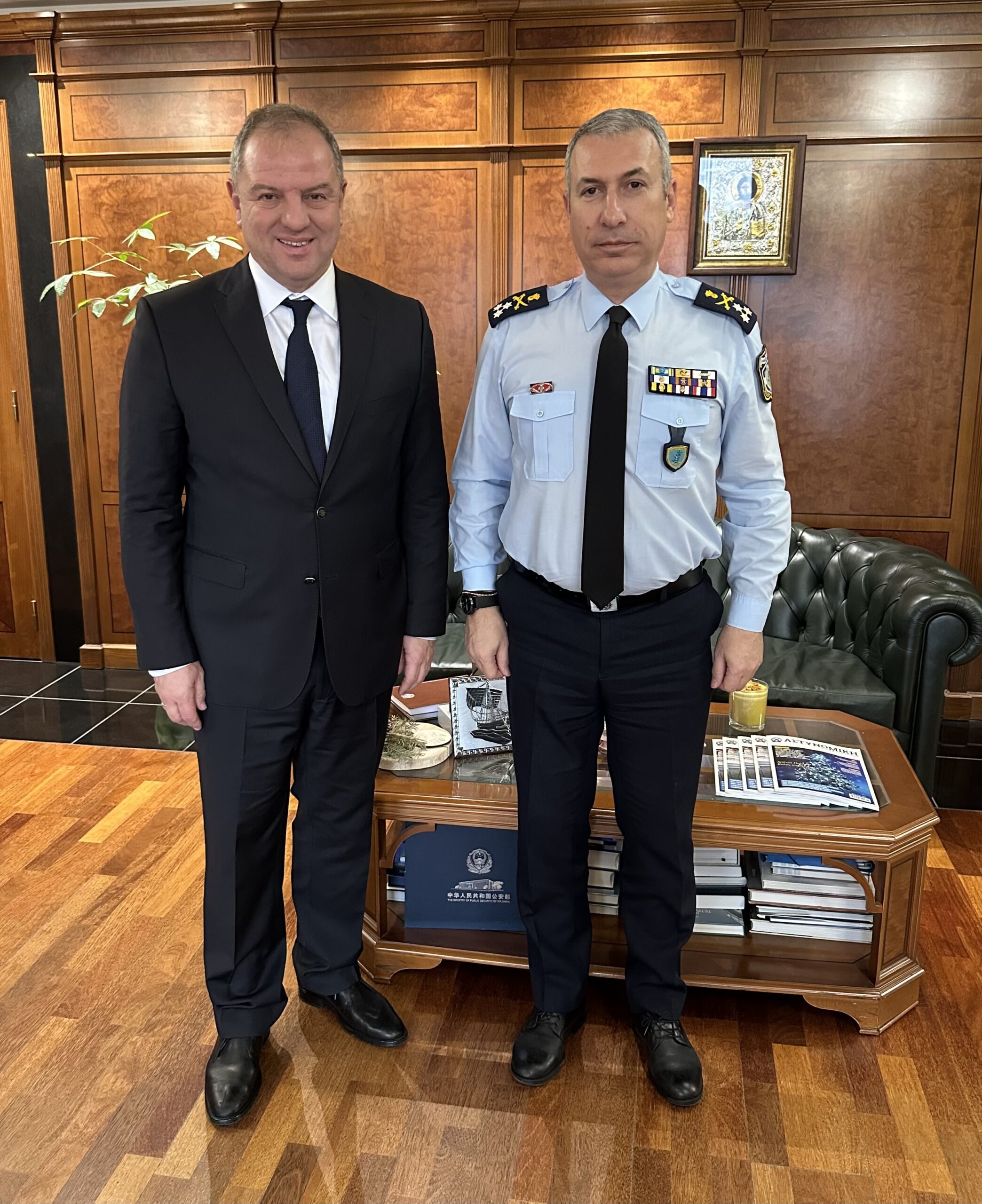 Συναντήσεις Σταμενίτη με τον Υπουργό Προστασίας του Πολίτη και τον Αρχηγό της ΕΛ.ΑΣ.