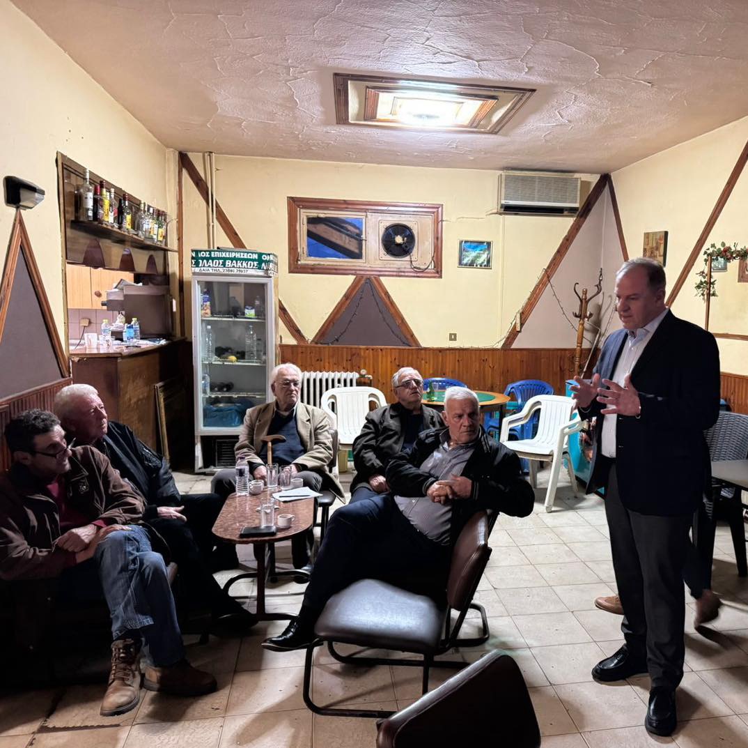 Συναντήσεις Διονύση Σταμενίτη με παραγωγούς σε Έδεσσα και Αλμωπία