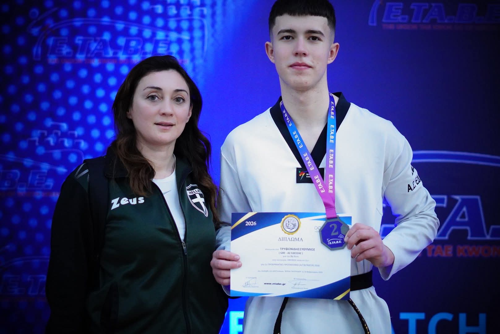 1 χρυσό, 4 αργυρά και 2 χάλκινα για τον Α.Σ. Έδεσσας στο 1ο προκριματικό ΕΤΑΒΕ 2026