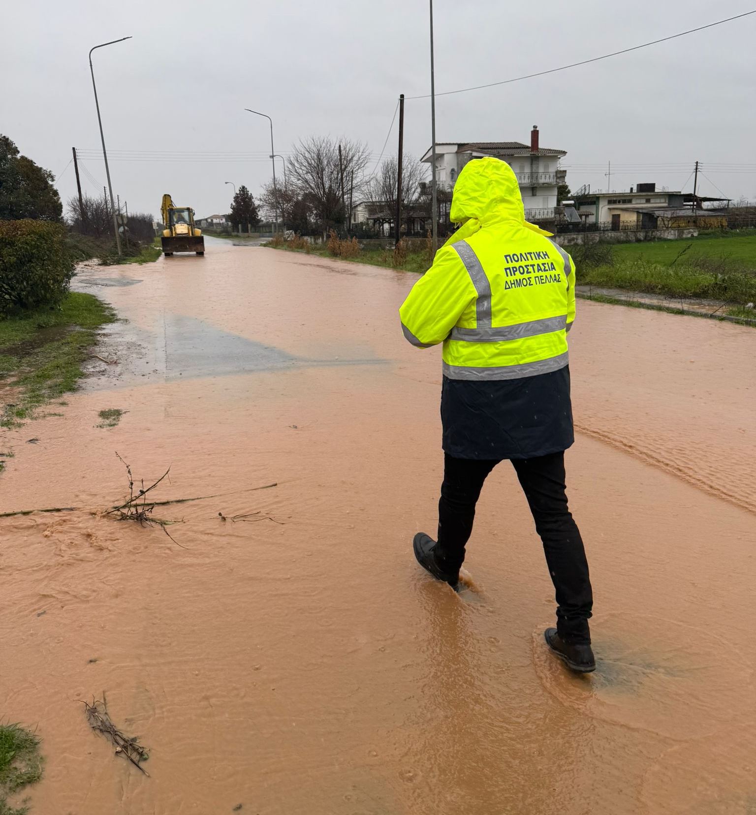 Άμεση η παρέμβαση του Δήμου Πέλλας για την αποκατάσταση των προβλημάτων από τις πλημμύρες