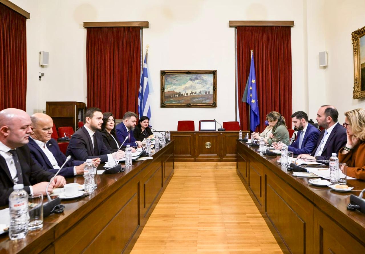 Συνάντηση Λάκη Βασιλειάδη ως Αντιπροέδρου της Επιτροπής Παραγωγής & Εμπορίου της Βουλής με τον Υπουργό Αγροτικής Ανάπτυξης της Αλβανίας