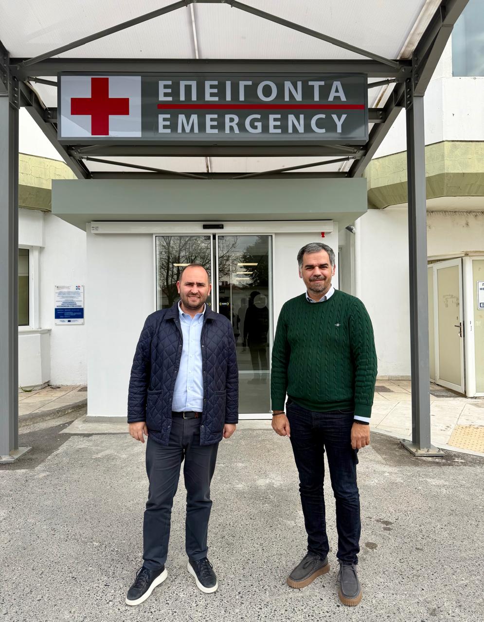 Επίσκεψη Λάκη Βασιλειάδη στα νέα ΤΕΠ και χειρουργεία που παραδόθηκαν σε Έδεσσα και Γιαννιτσά