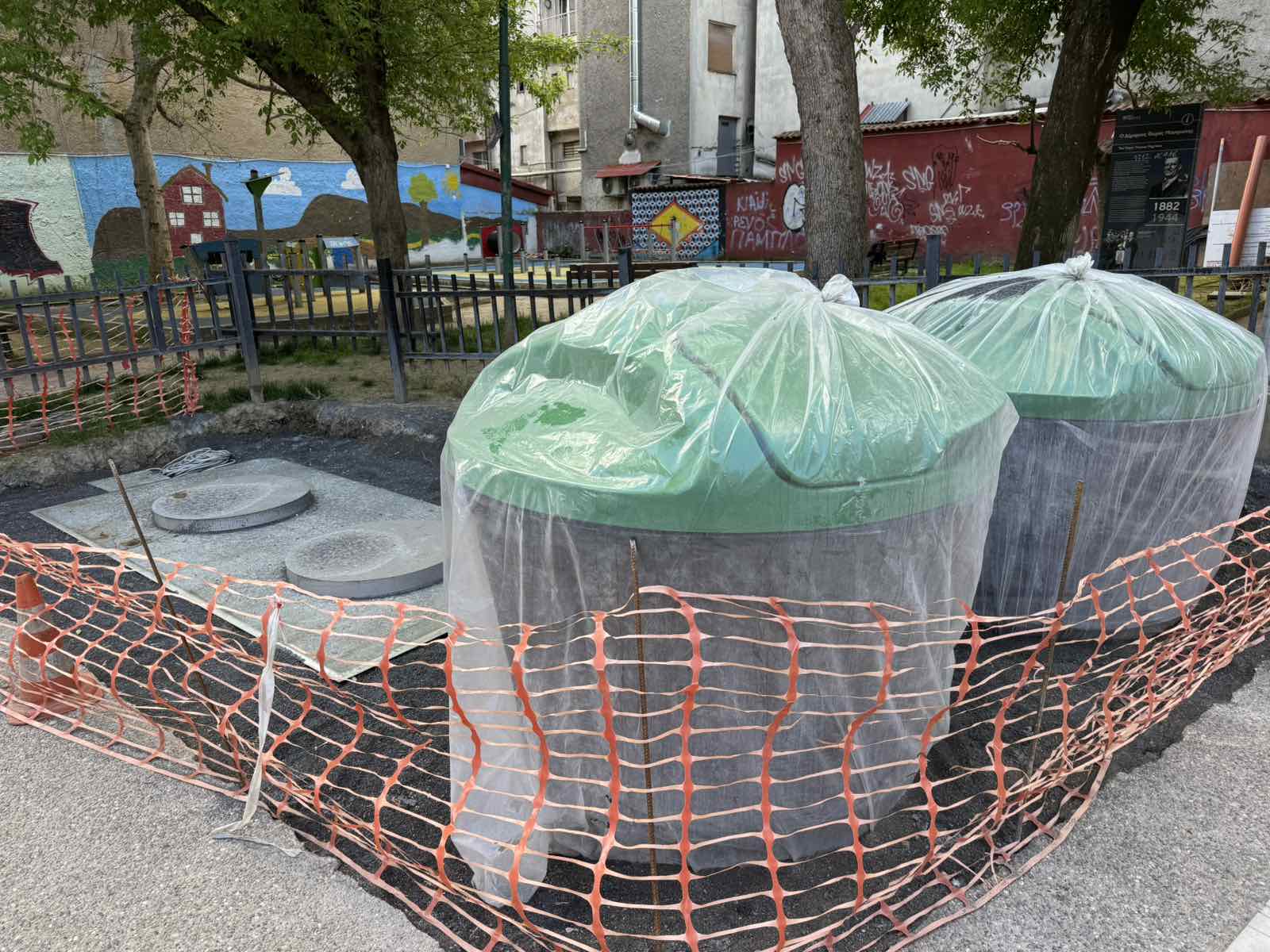 Σύγχρονα υπόγεια συστήματα απορριμμάτων στα Γιαννιτσά μέσω του Open Mall