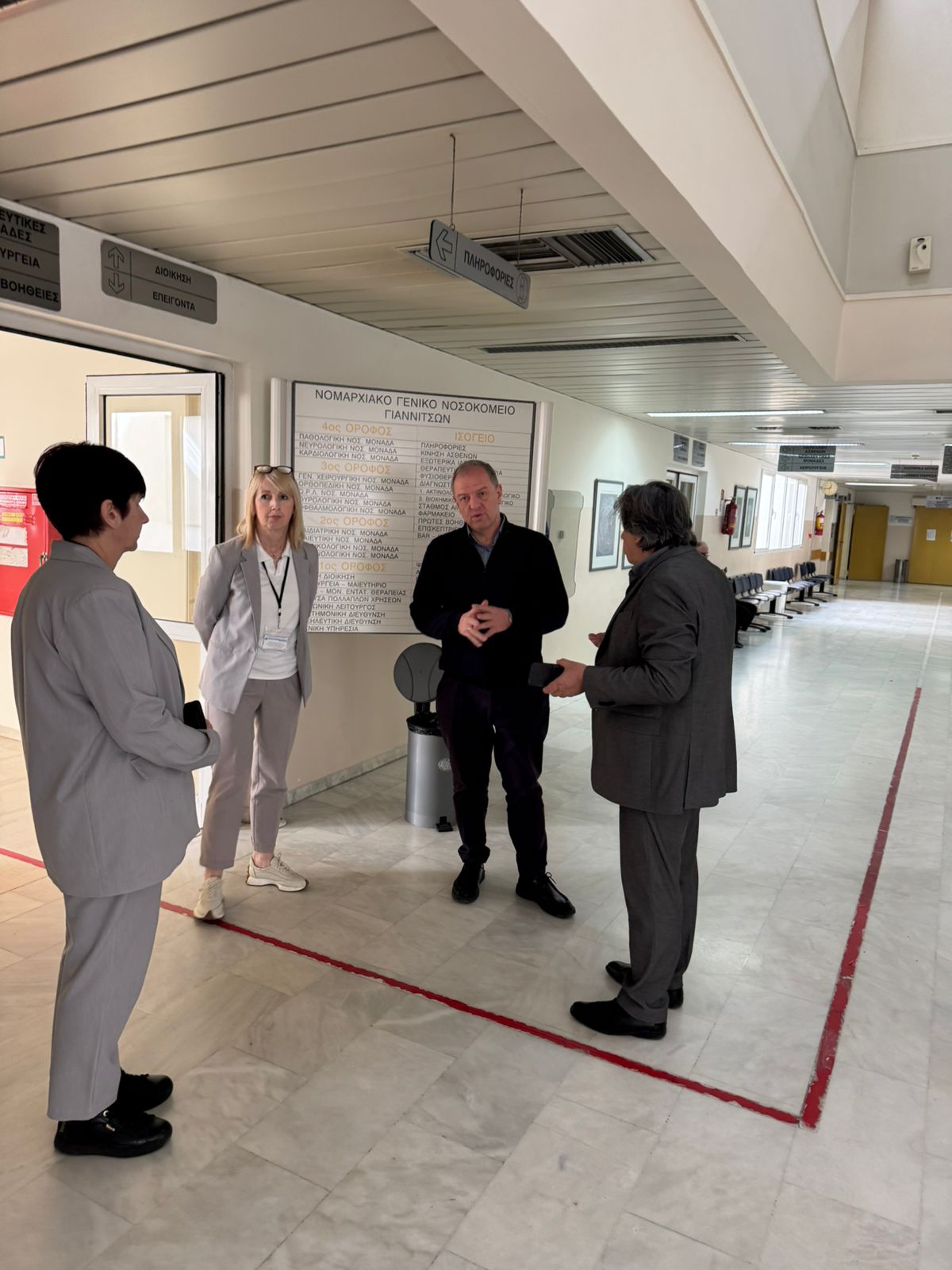 Επίσκεψη Διονύση Σταμενίτη στα Νοσοκομεία Γιαννιτσών και Έδεσσας 