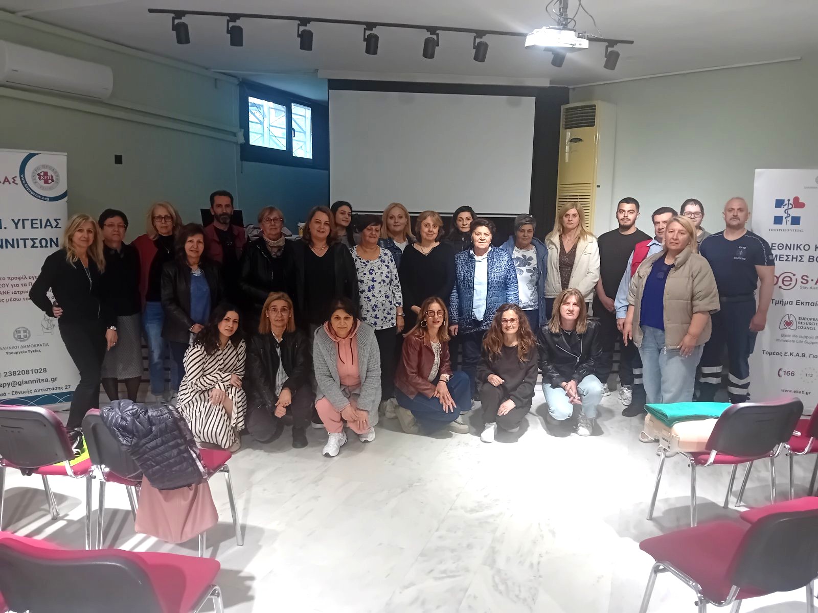 Με επιτυχία το δωρεάν σεμινάριο Πρώτων Βοηθειών από το ΚΕΠ Υγείας Δήμου Πέλλας και το ΕΚΑΒ