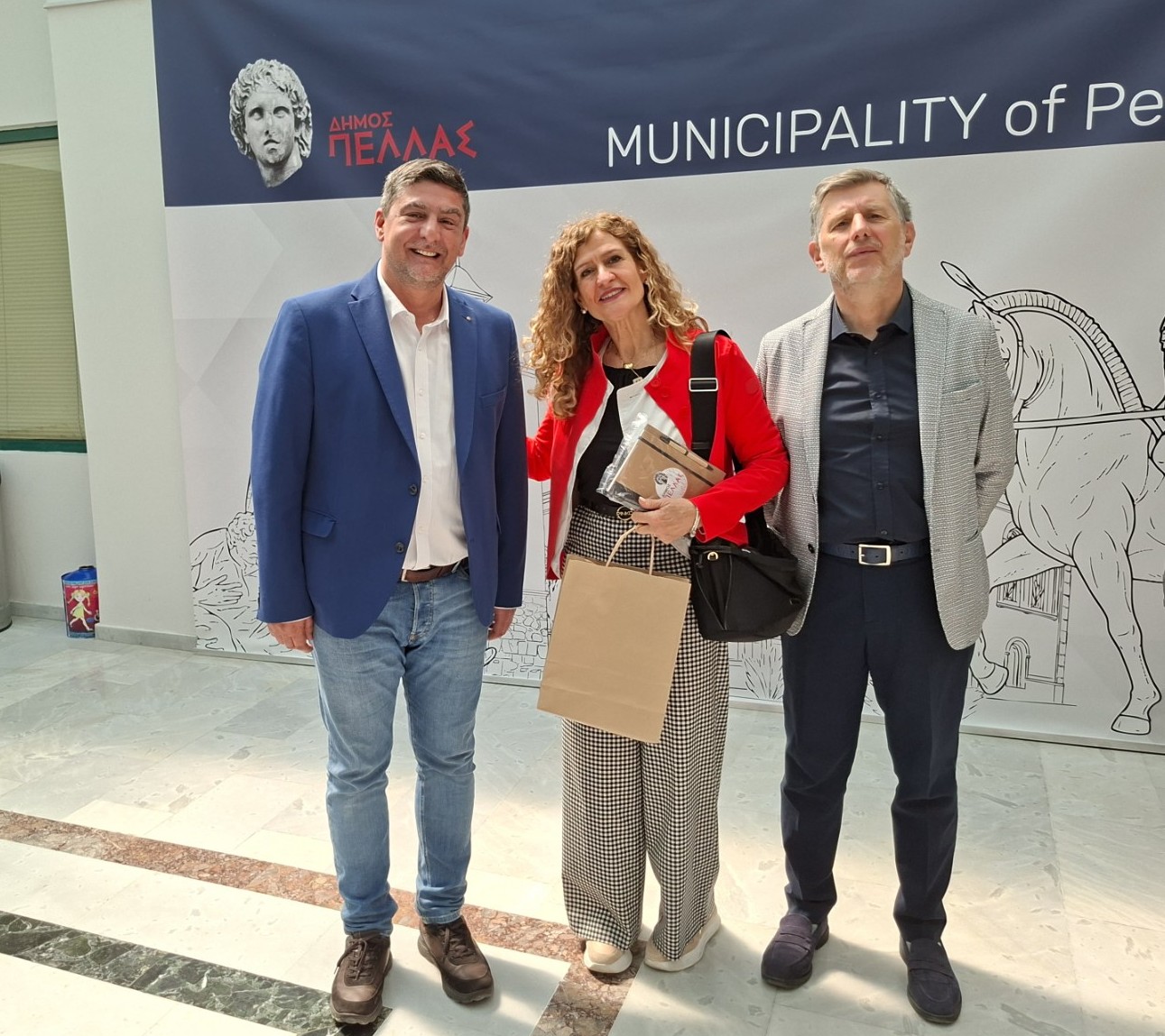 Επισκέψεις μαθητών και εκπαιδευτικών από σχολεία του Δήμου Πέλλας και ευρωπαϊκές χώρες στον Δήμαρχο Πέλλας, στο πλαίσιο του Erasmus+