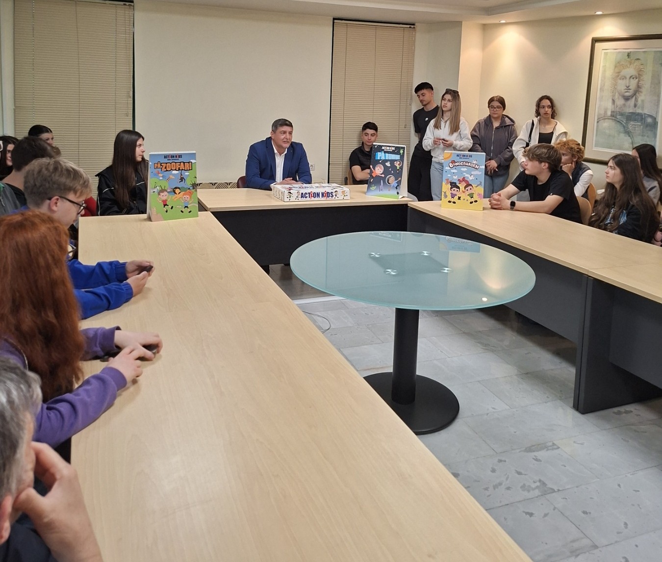 Επισκέψεις μαθητών και εκπαιδευτικών από σχολεία του Δήμου Πέλλας και ευρωπαϊκές χώρες στον Δήμαρχο Πέλλας, στο πλαίσιο του Erasmus+
