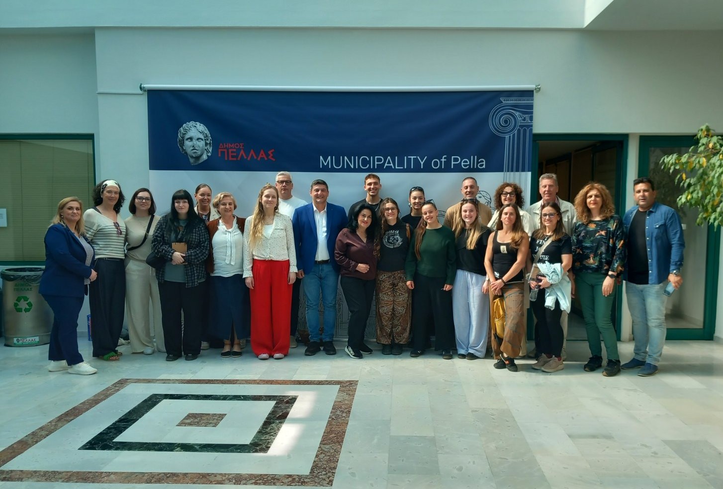 Επισκέψεις μαθητών και εκπαιδευτικών από σχολεία του Δήμου Πέλλας και ευρωπαϊκές χώρες στον Δήμαρχο Πέλλας, στο πλαίσιο του Erasmus+