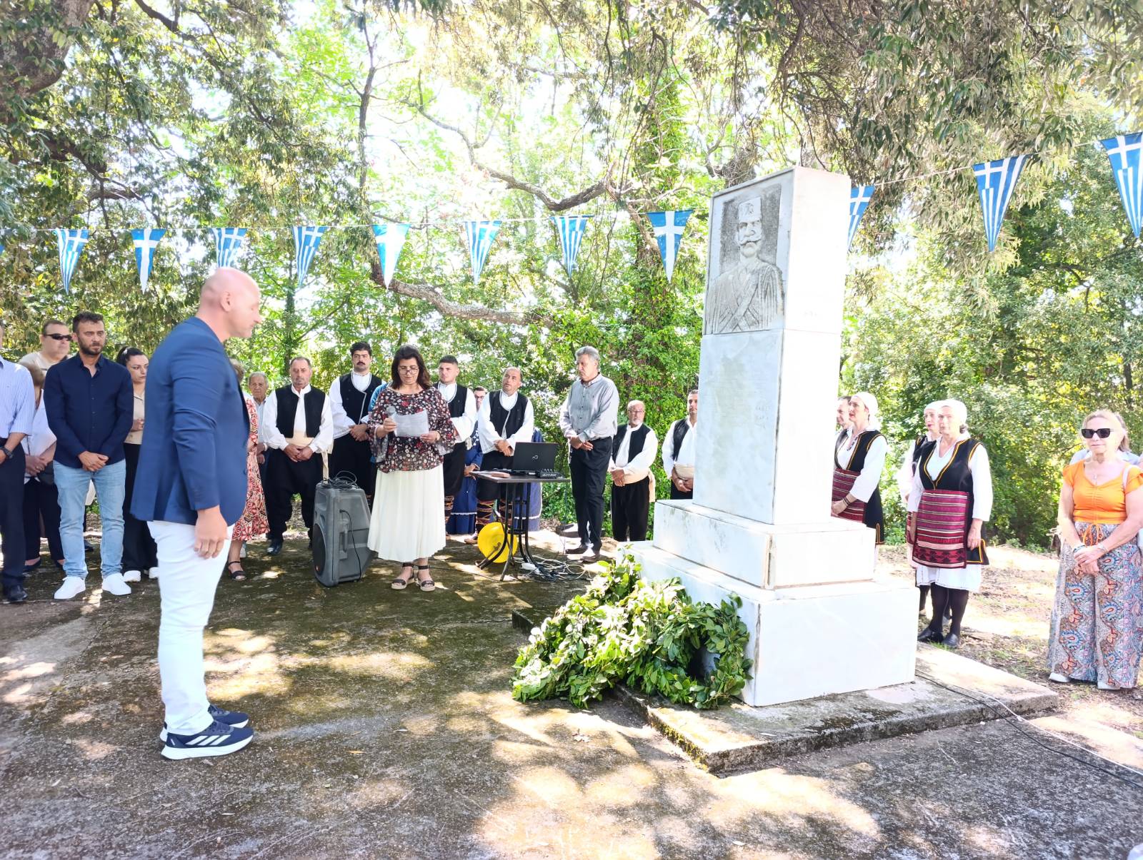 Η ΠΟΠΣΜ τίμησε τον Μακεδονομάχο Καπετάν Γαρέφη στις Μηλιές Πηλίου – Παρών ο Πρόεδρος Θεόδωρος Χαρανίδης