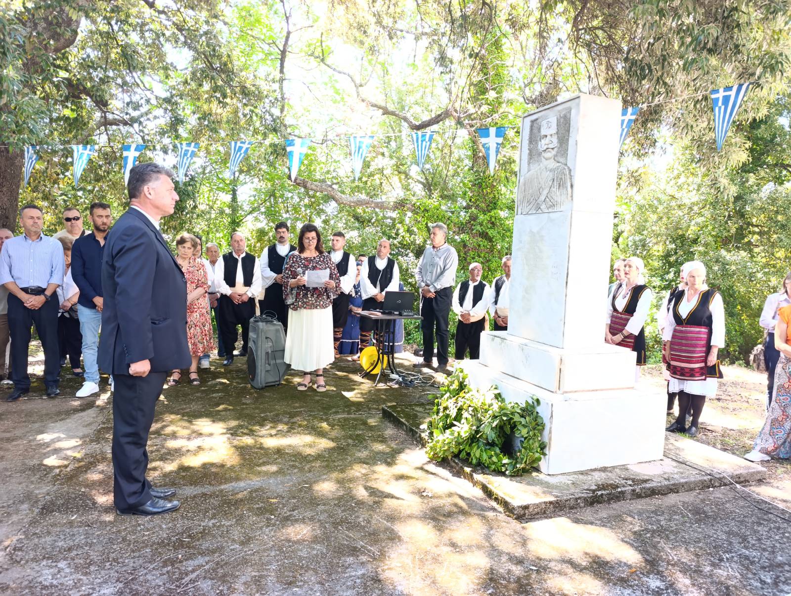 Η ΠΟΠΣΜ τίμησε τον Μακεδονομάχο Καπετάν Γαρέφη στις Μηλιές Πηλίου – Παρών ο Πρόεδρος Θεόδωρος Χαρανίδης
