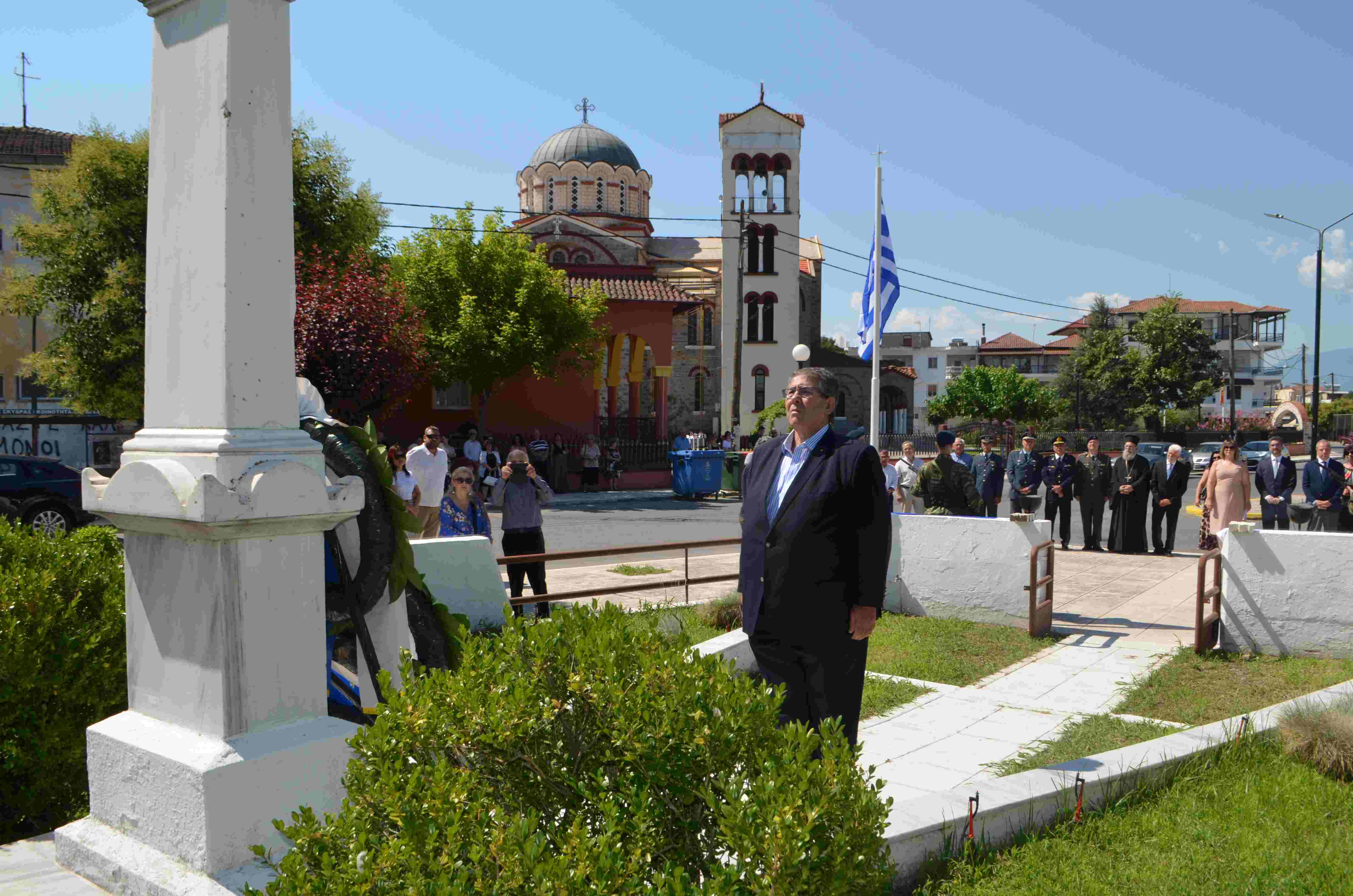 Ο Δήμος Σκύδρας τίμησε τους αγωνιστές και τα θύματα της τουρκικής εισβολής στην Κύπρο
