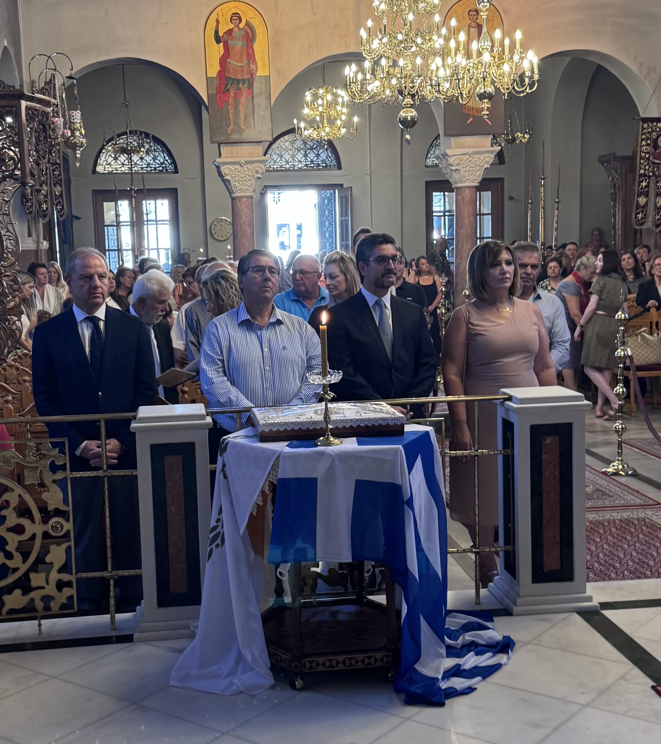 Στις εκδηλώσεις μνήμης του Δήμου Σκύδρας για την 52η επέτειο της Κυπριακής τραγωδίας του 1974 ο Διονύσης Σταμενίτης