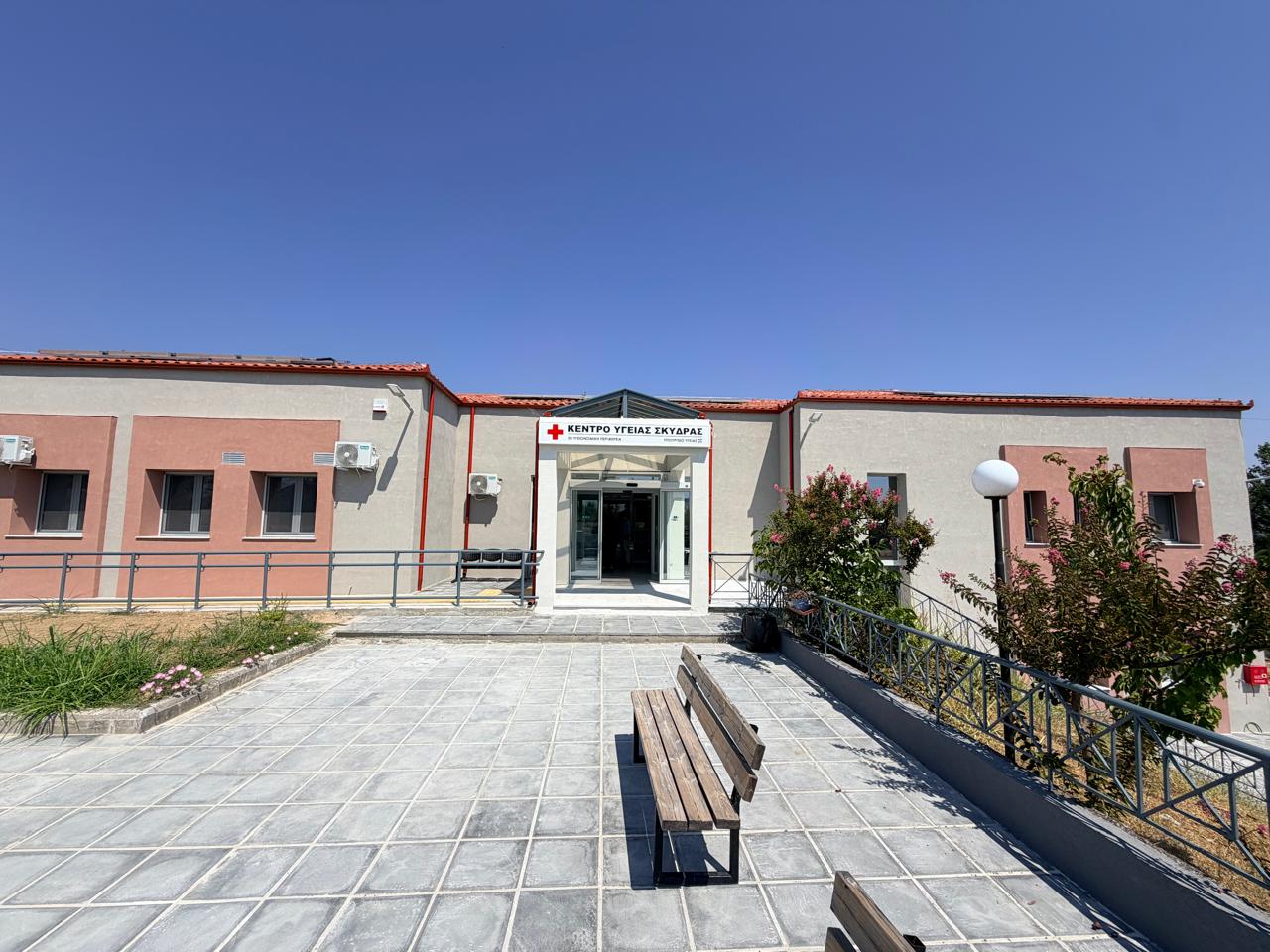 Επίσκεψη Λάκη Βασιλειάδη στο «ολοκαίνουριο» Κέντρο Υγείας Σκύδρας