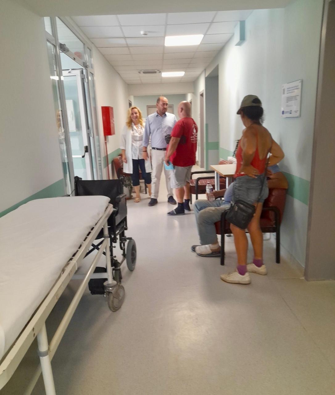 Επίσκεψη Λάκη Βασιλειάδη στο «ολοκαίνουριο» Κέντρο Υγείας Σκύδρας