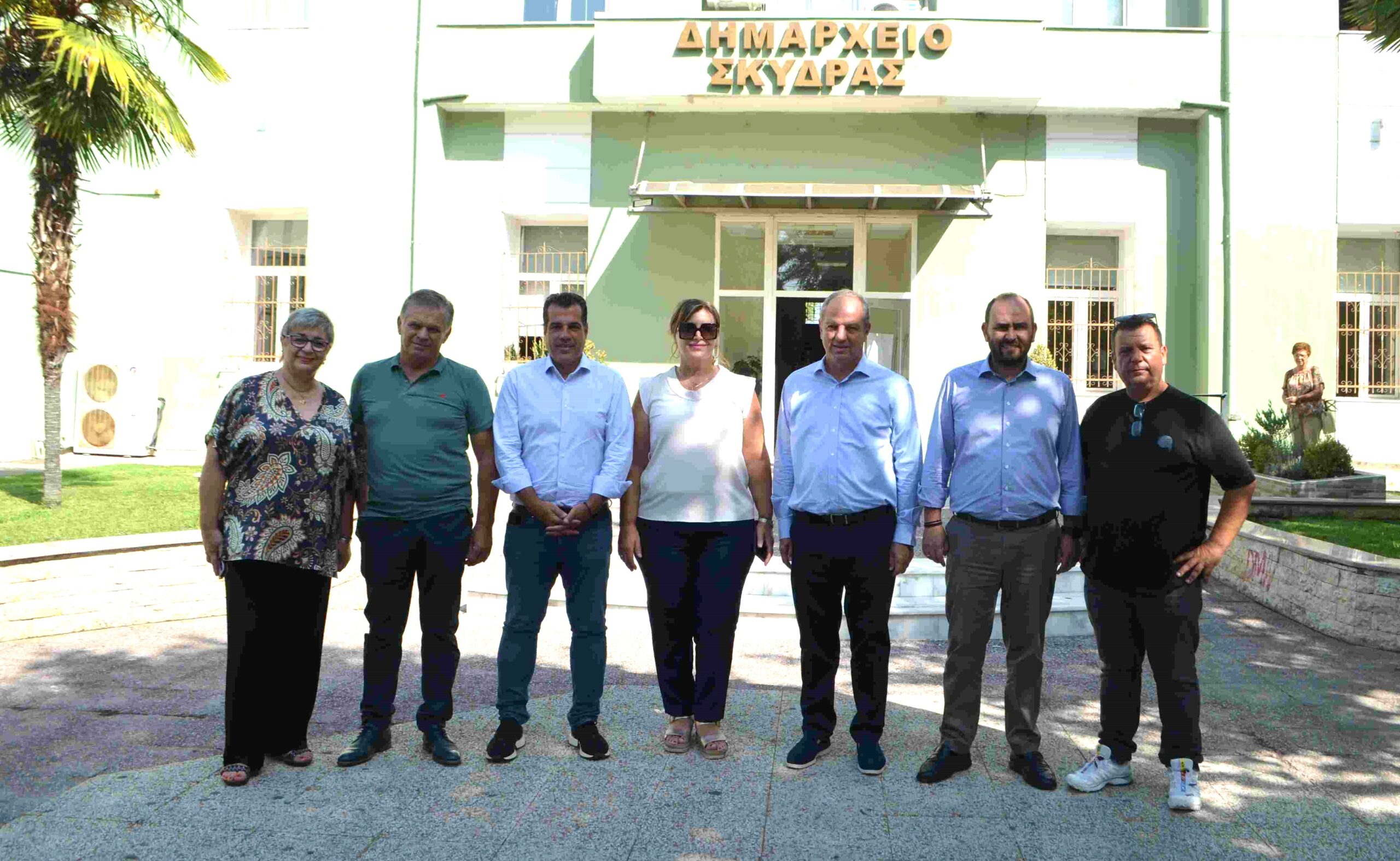 Συνάντηση της Δημάρχου Σκύδρας Κατερίνας Ιγνατιάδου με τον Υπουργό Μετανάστευσης κι Ασύλου Αθανάσιο Πλεύρη