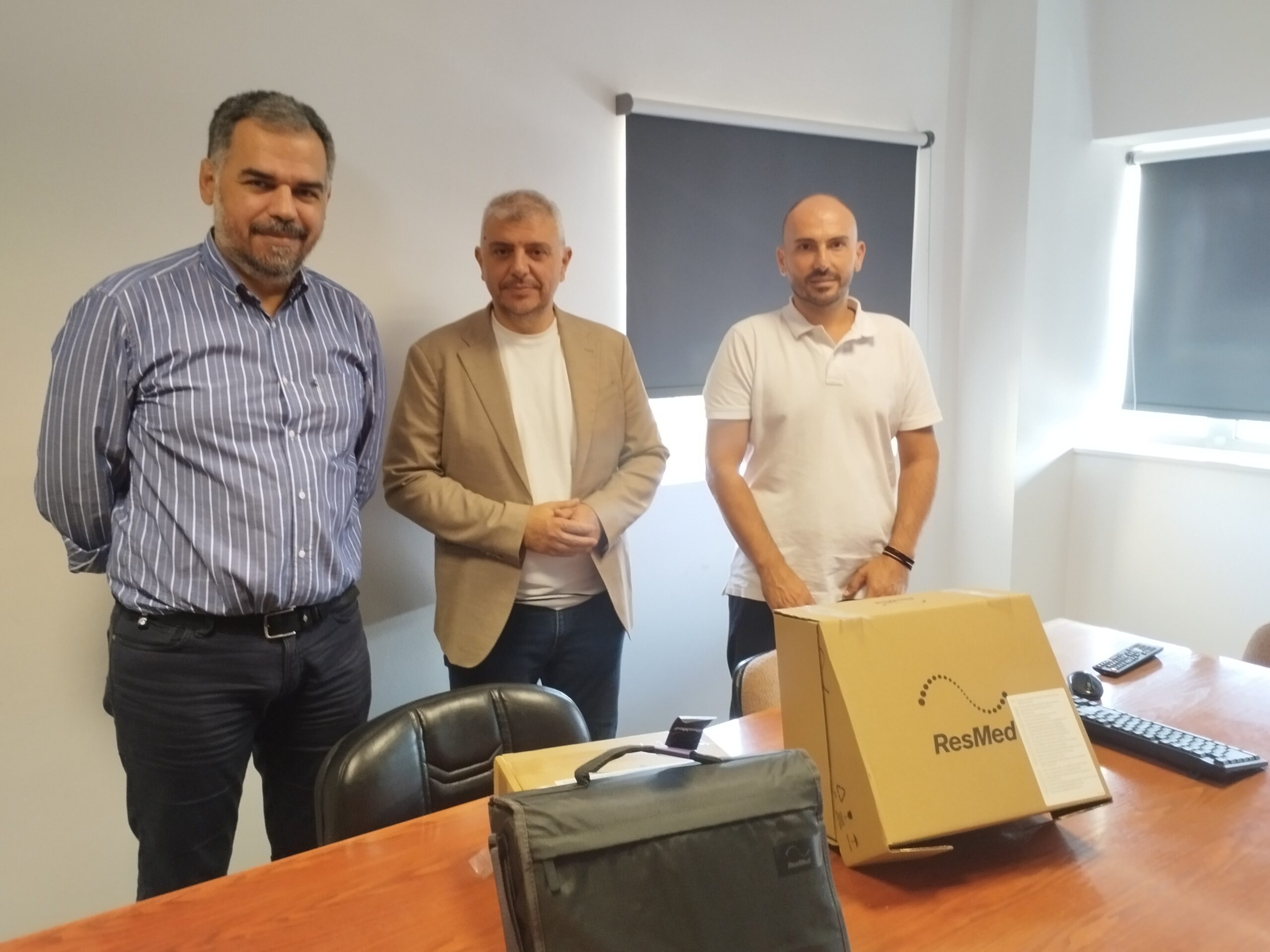 Ευχαριστίες προς τον Δήμο Αλμωπίας για τη δωρεά δύο συσκευών αναπνευστικής υποστήριξης