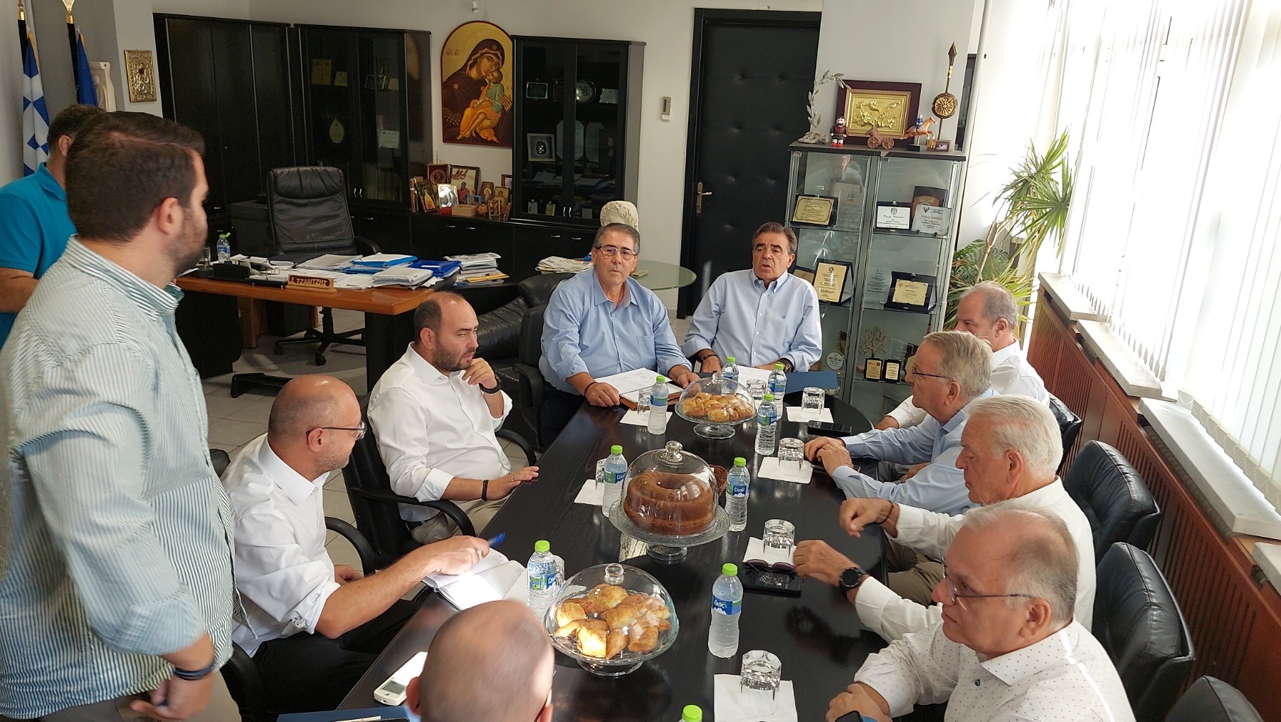 Συνάντηση εργασίας του Αντιπεριφερειάρχη Πέλλας κ. Δάνη Τζαμτζή με τον Υπουργό Αγροτικής Ανάπτυξης και Τροφίμων κ. Μαργαρίτη Σχοινά