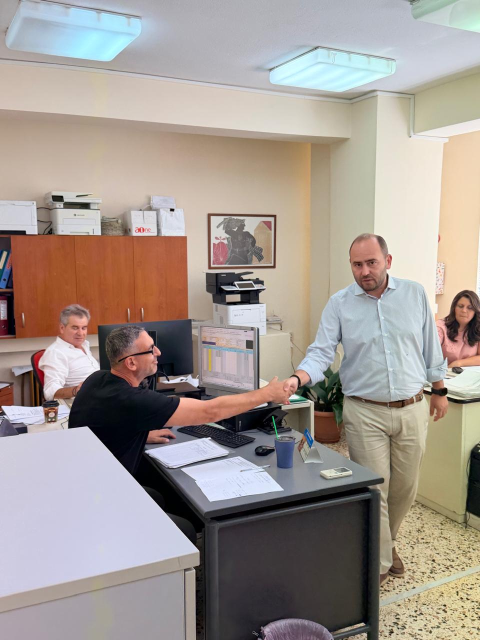 Επίσκεψη Λάκη Βασιλειάδη στην Πρωτοβάθμια και Δευτεροβάθμια Εκπαίδευση της Π.Ε. Πέλλας