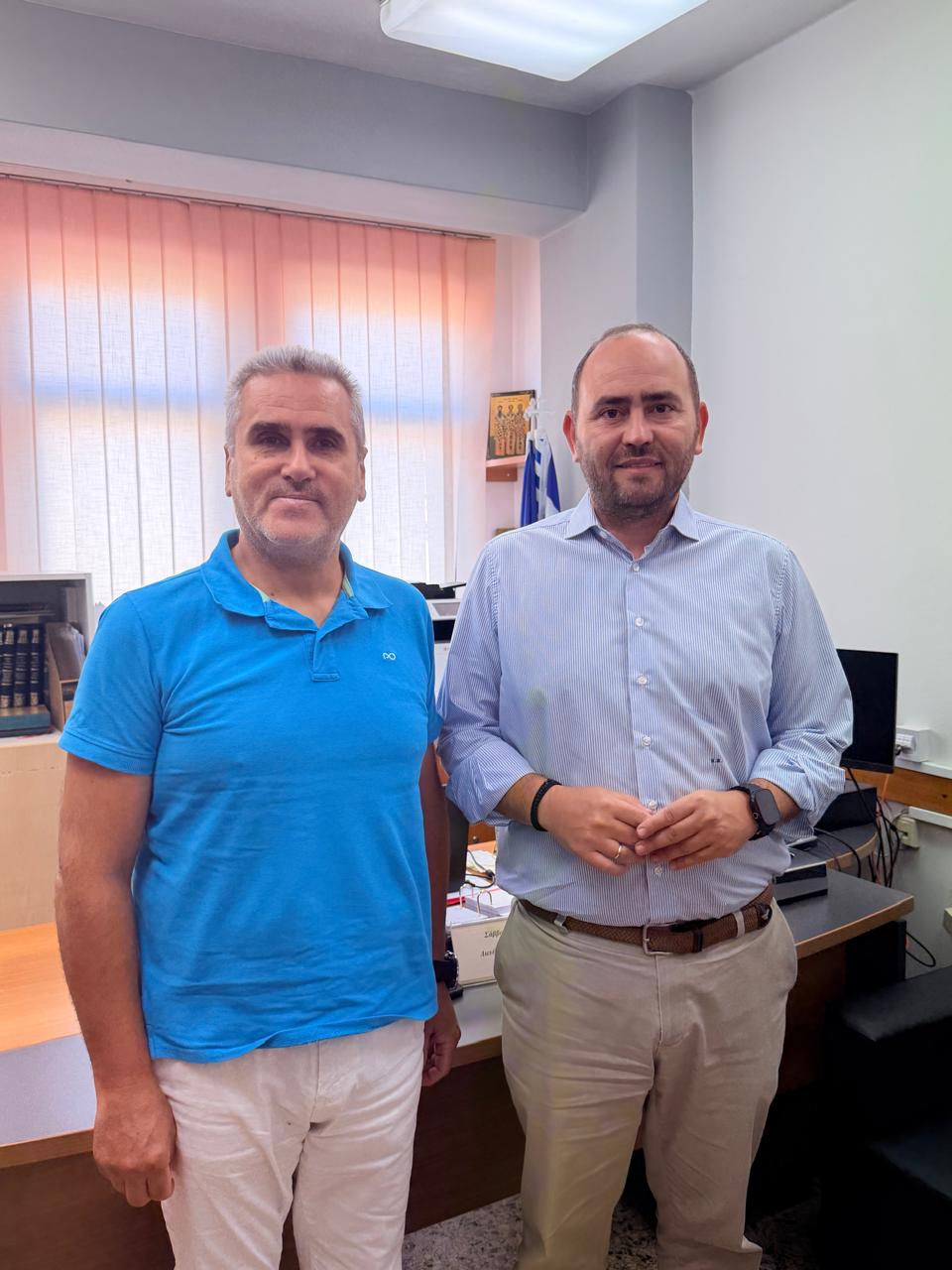 Επίσκεψη Λάκη Βασιλειάδη στην Πρωτοβάθμια και Δευτεροβάθμια Εκπαίδευση της Π.Ε. Πέλλας