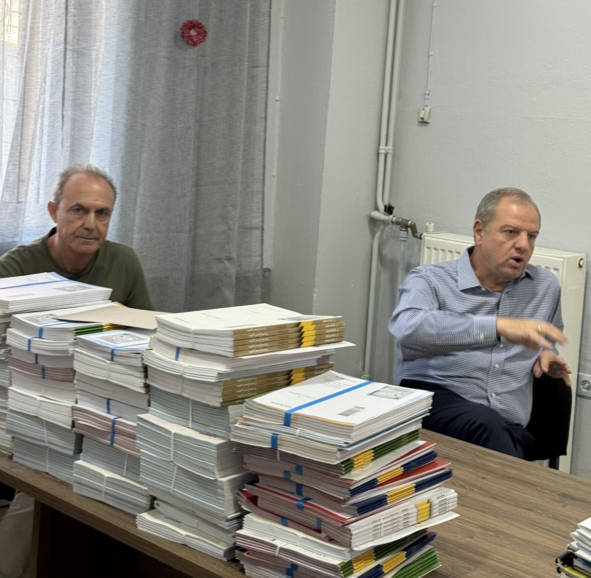 Σε σχολικές μονάδες Γιαννιτσών και Έδεσσας ο Διονύσης Σταμενίτης – Ενημέρωση και ευχές για καλή χρονιά