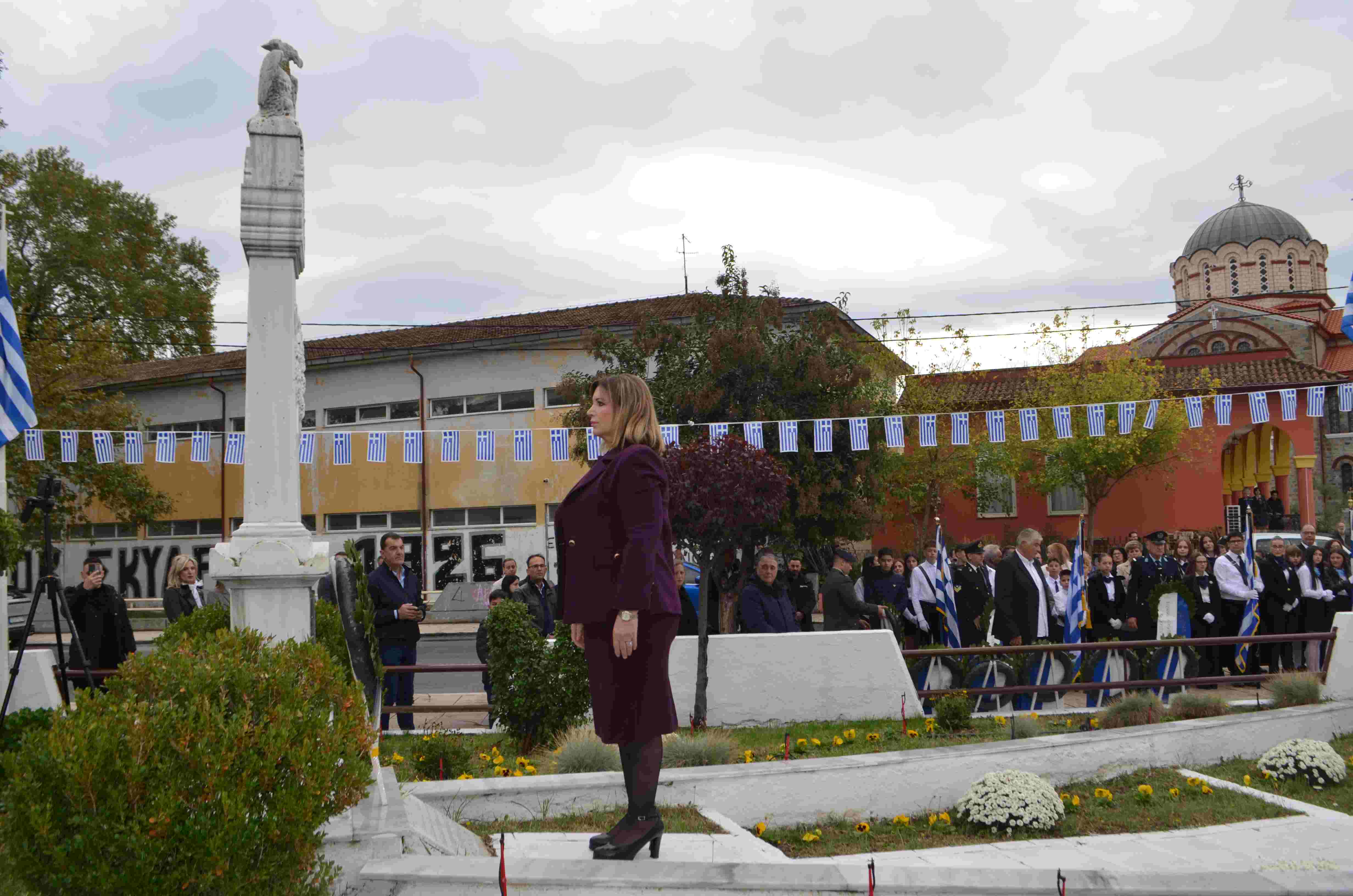 Ο Δήμος Σκύδρας γιόρτασε την επέτειο της 28ης Οκτωβρίου 1940 - Μήνυμα της Δημάρχου Κατερίνας Ιγνατιάδου