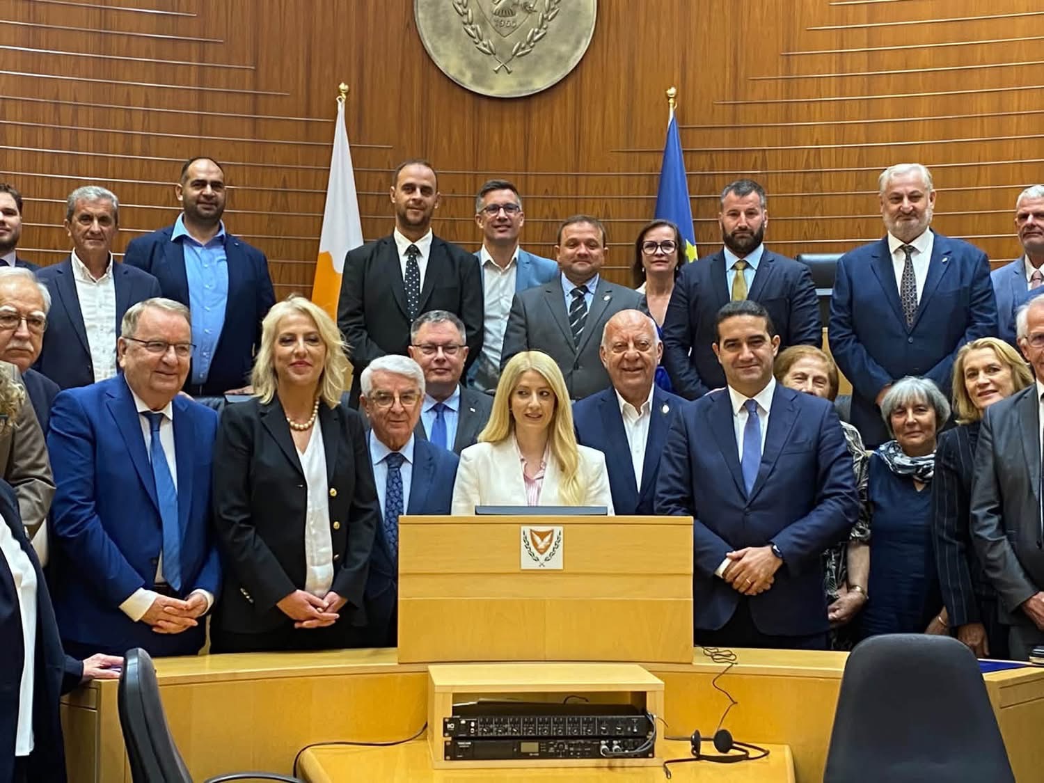 «Δεν νοείται ευρωπαϊκό κράτος με στρατεύματα κατοχής» – Με μηνύματα αγώνα και εθνικής συμπαράστασης η επίσημη επίσκεψη του Γιώργου Καρασμάνη και της ελληνικής αντιπροσωπείας