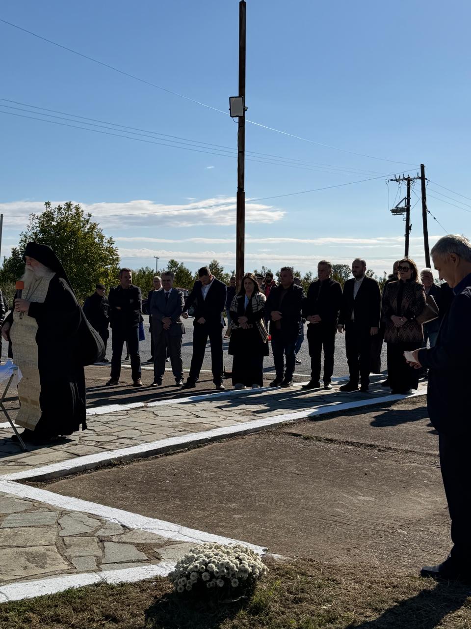 Ο Λάκης Βασιλειάδης στην εκδήλωση για την Σοφία Βέμπο στην Σκύδρα