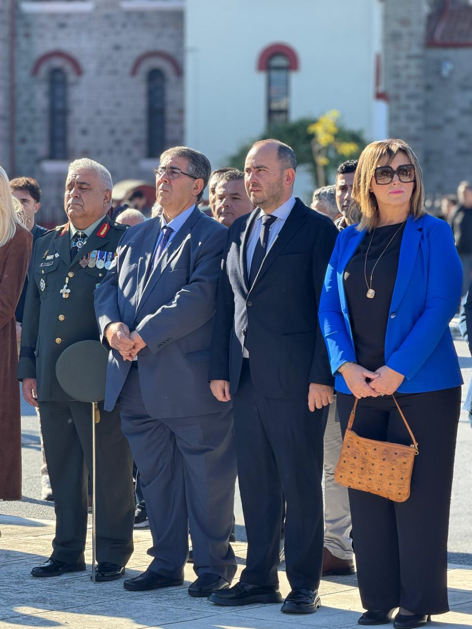 Ο Λάκης Βασιλειάδης στους εορτασμούς της απελευθέρωσης της Σκύδρας