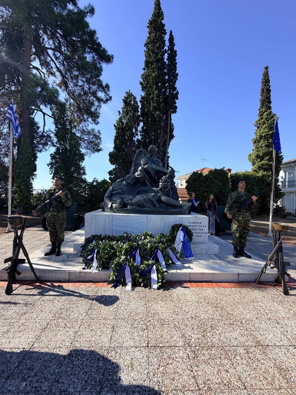 Ο Λάκης Βασιλειάδης στις εκδηλώσεις της 114ης επετείου για την Απελευθέρωση των Γιαννιτσών