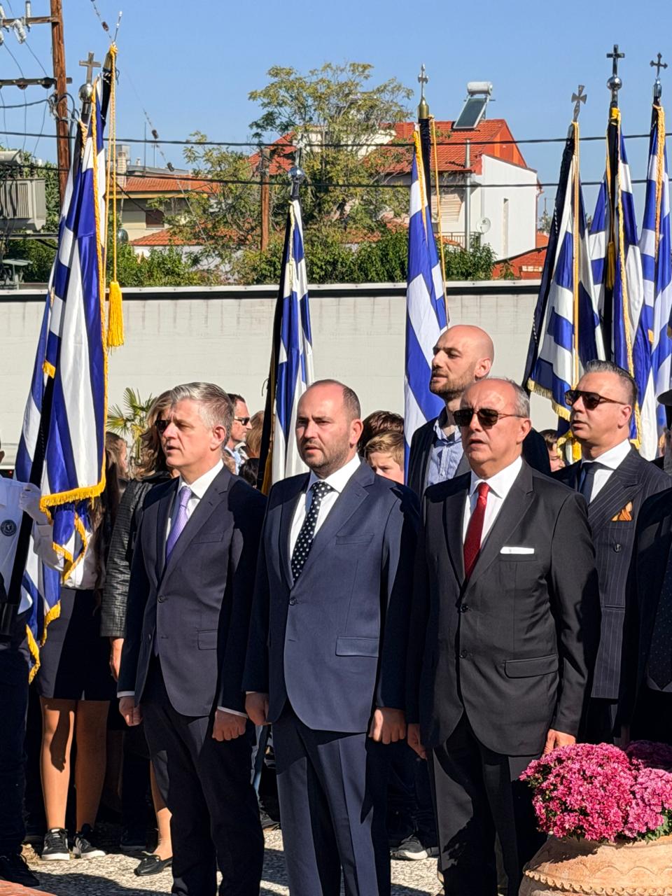 Ο Λάκης Βασιλειάδης στις εκδηλώσεις της 114ης επετείου για την Απελευθέρωση των Γιαννιτσών